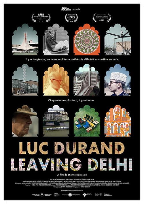 Poster for Luc Durand Leaving Delhi