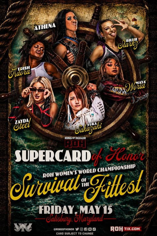 Poster for ROH Supercard of Honor 2026