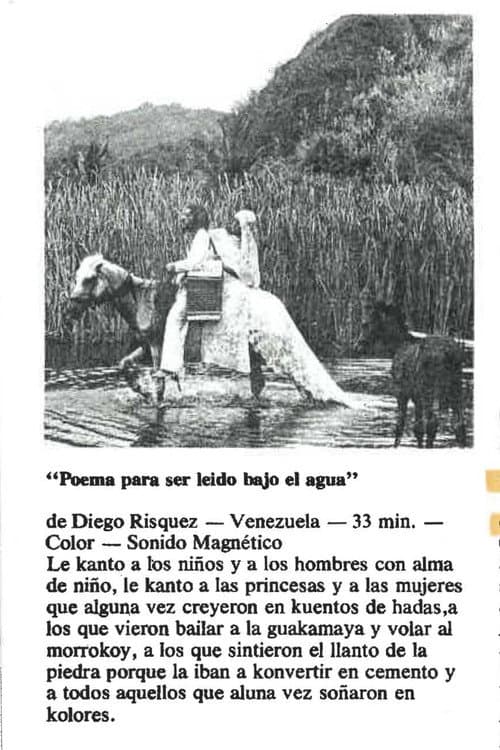 Poster for Poema para ser leído bajo el agua