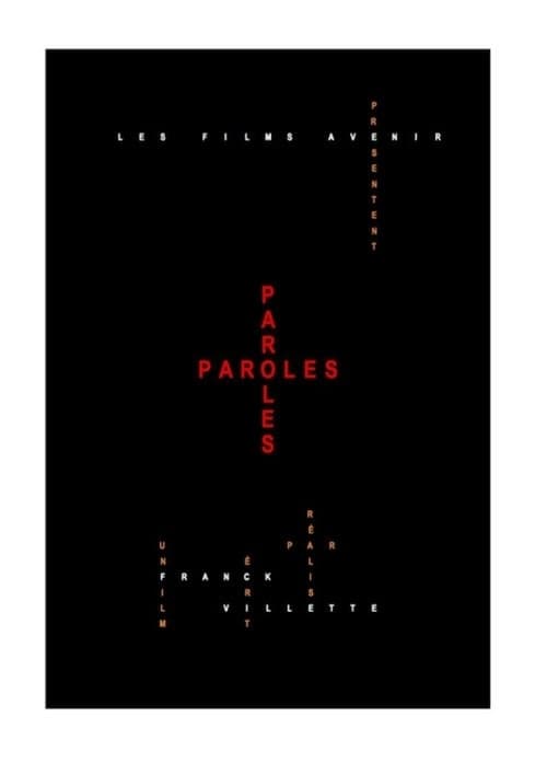 Poster for Words, Words