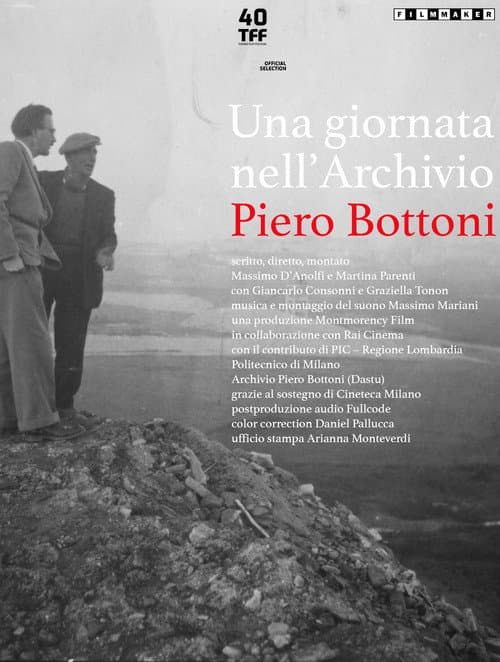 Poster for A Day in the Piero Bottoni Archive