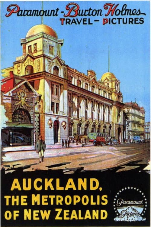 Poster for Auckland, the Metropolis of New Zealand