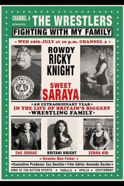 Poster for The Wrestlers: Fighting with My Family
