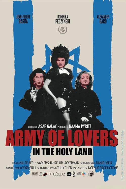 Poster for Army of Lovers in the Holy Land