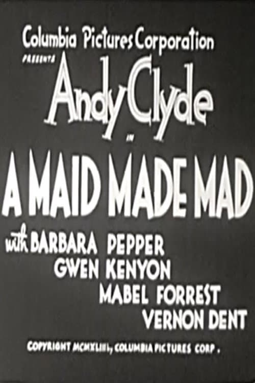Poster for A Maid Made Mad