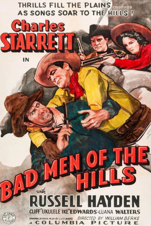 Poster for Bad Men of the Hills