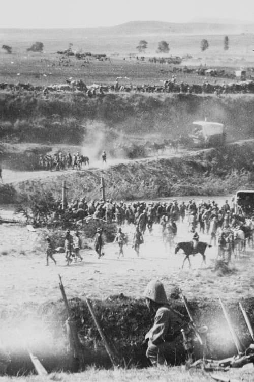 Poster for Battle of Spion Kop: Ambulance Corps Crossing the Tugela River