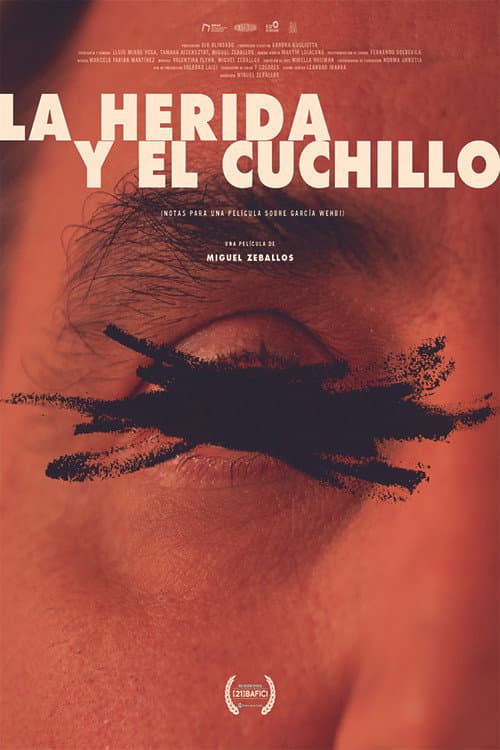 Poster for The Wound and the Knife (Notes for a Film About García Wehbi)