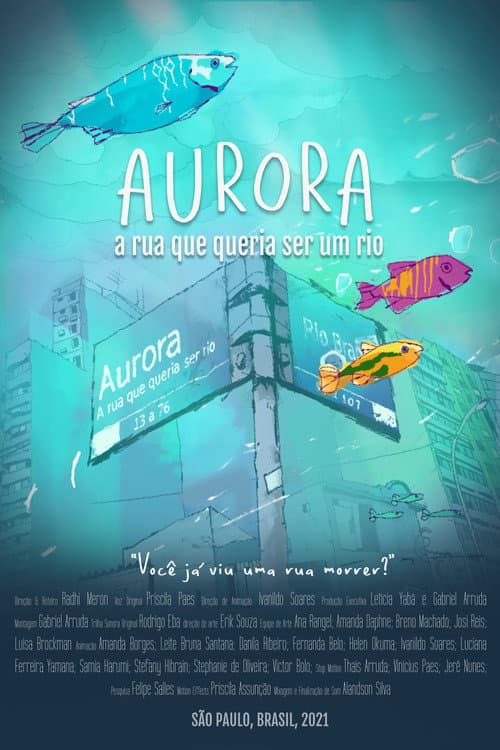 Poster for Aurora, the street that wanted to be a river