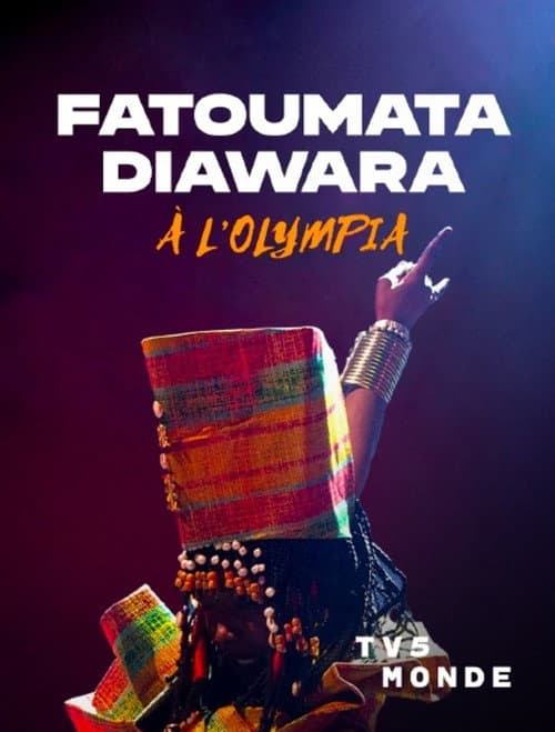 Poster for Fatoumata Diawara à l'Olympia