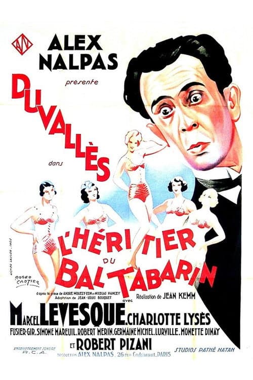 Poster for L'héritier du Bal Tabarin