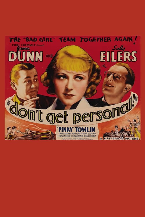 Poster for Don’t Get Personal