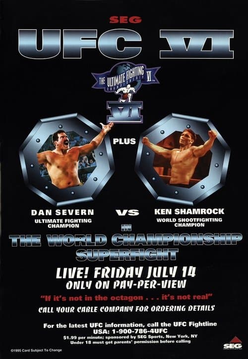 Poster for UFC 6: Clash Of The Titans