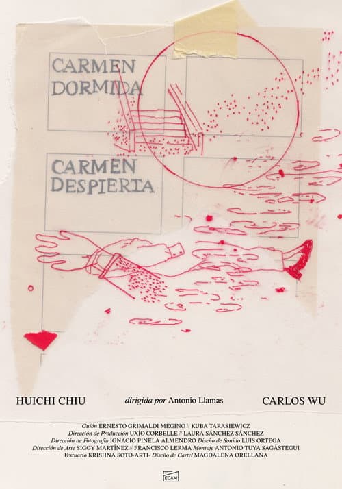 Poster for Carmen asleep, Carmen awake