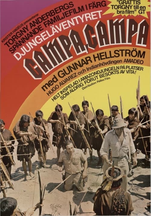 Poster for Djungeläventyret Campa, Campa