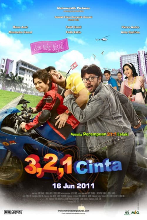 Poster for 3,2,1 Cinta