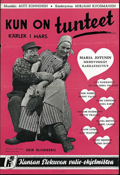 Poster for Kun on tunteet