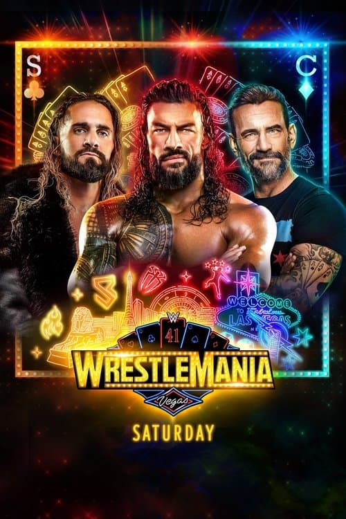 Poster for WrestleMania 41: Saturday