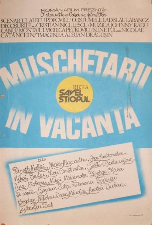 Poster for Mușchetarii în vacanță