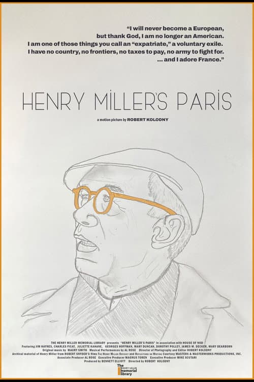 Poster for Henry Miller's Paris