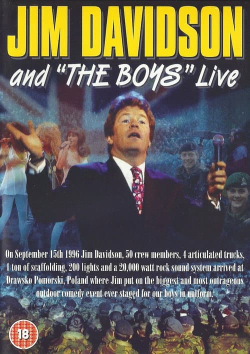 Poster for Jim Davidson and 'The Boys' Live
