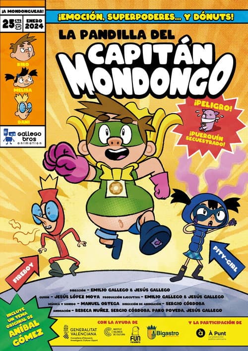 Poster for La pandilla del Capitán Mondongo