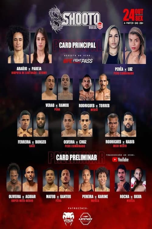 Poster for Shooto Brasil 133