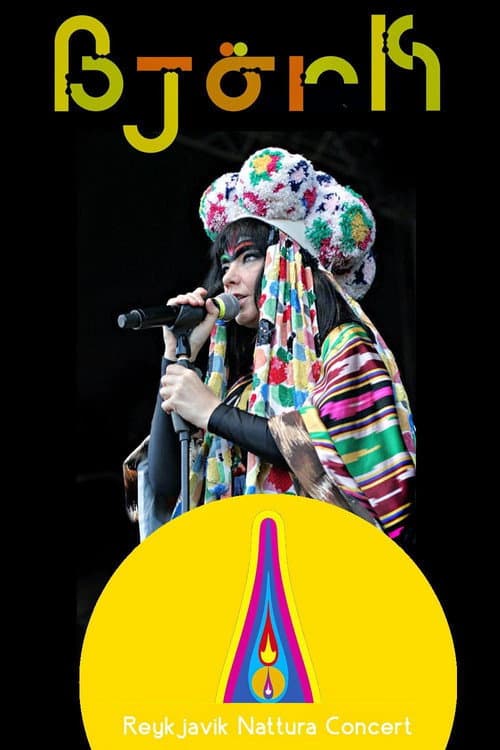 Poster for Náttúra Concert Featuring Björk and Sigur Rós