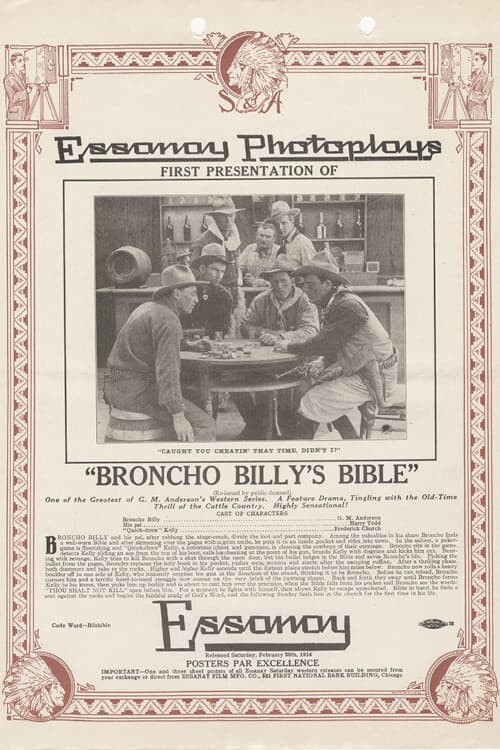 Poster for Broncho Billy's Bible