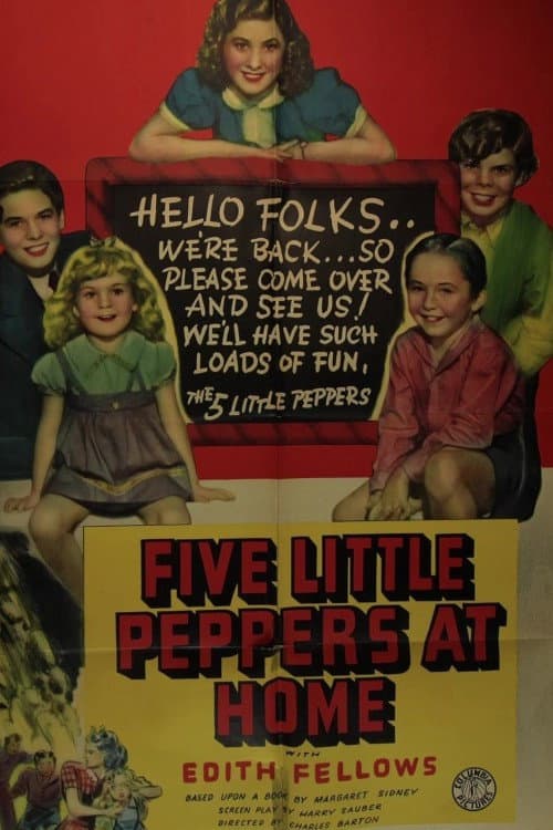 Poster for Five Little Peppers at Home