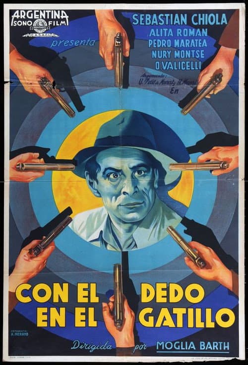 Poster for Con el dedo en el gatillo