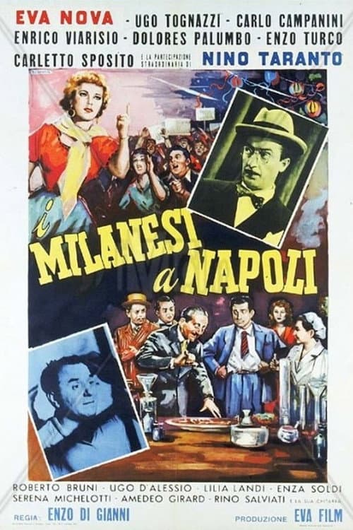 Poster for I milanesi a Napoli