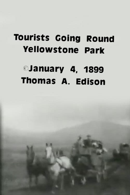 Poster for Tourists Going Round Yellowstone Park