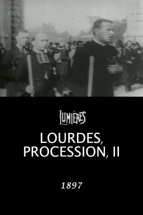 Poster for Lourdes, procession, II