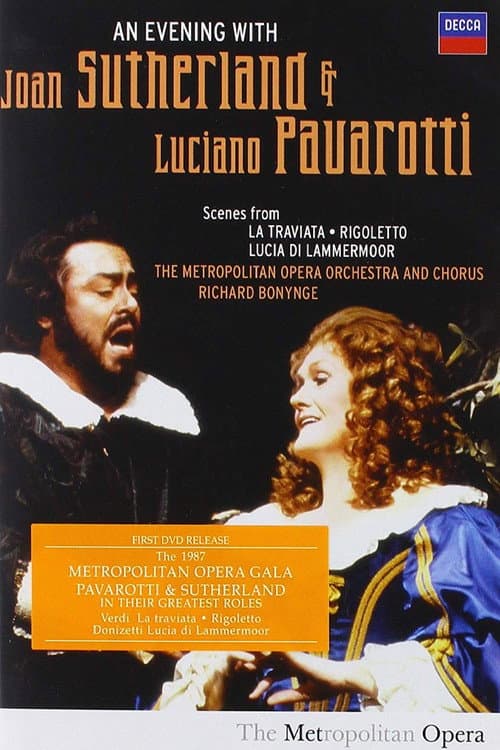 Poster for An Evening with Joan Sutherland and Luciano Pavarotti