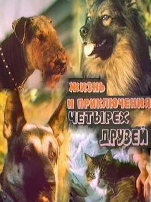 Poster for The Life and Adventures of Four Friends 1/2