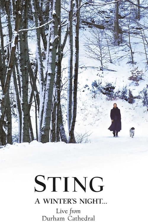 Poster for Sting: A Winter's Night...Live From Durham Cathedral