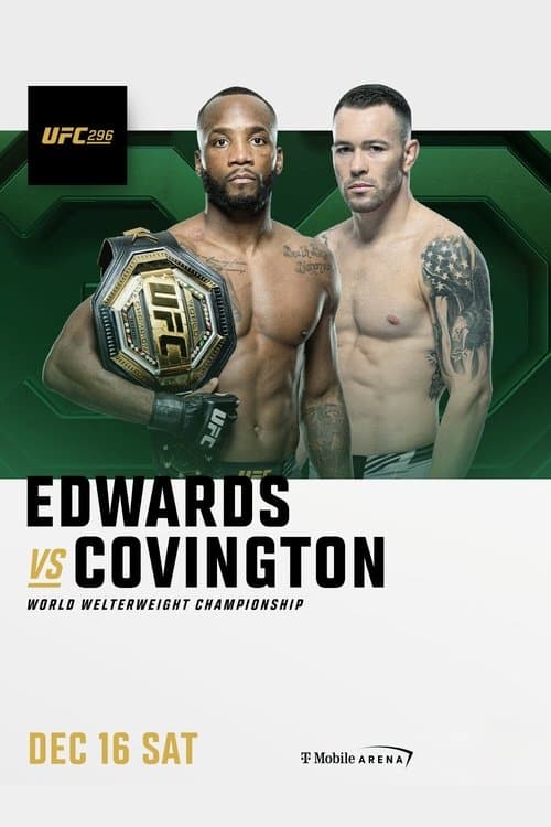 Poster for UFC 296: Edwards vs. Covington