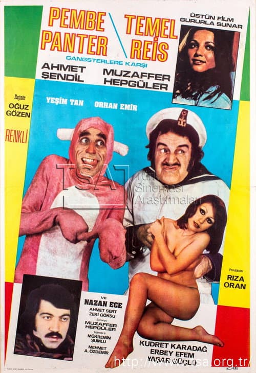 Poster for Pembe Panter ve Temel Reis Gangsterlere Karşı