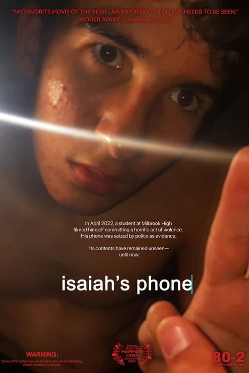 Poster for Isaiah's phone