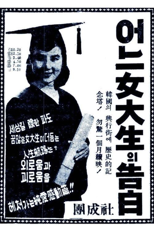Poster for A College Woman's Confession