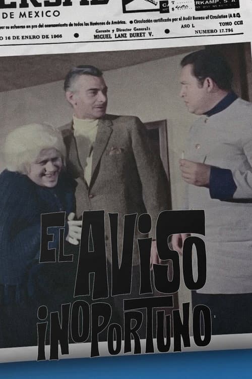 Poster for El aviso inoportuno