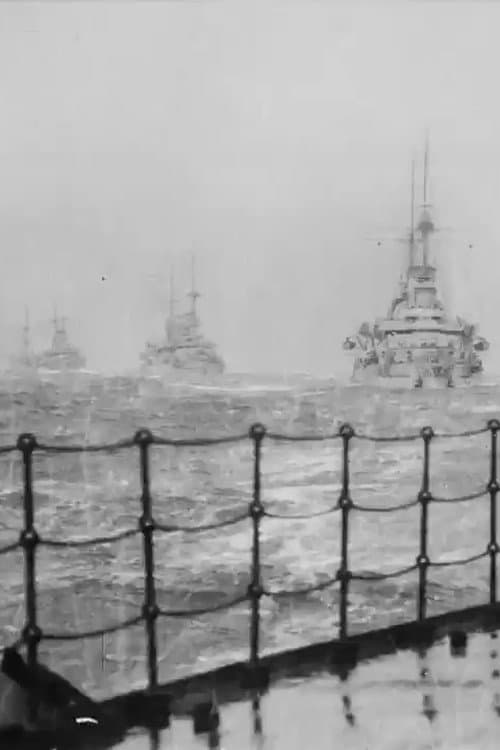 Poster for Four Warships in Rough Seas