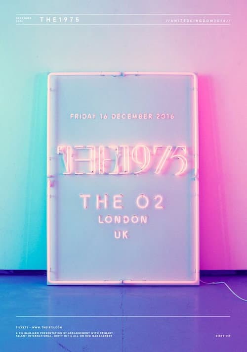 Poster for The 1975: Live at The O2, London