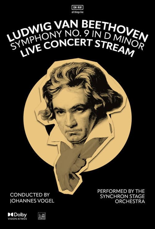 Poster for Ludwig van Beethoven's 'Symphony No. 9 in D Minor'