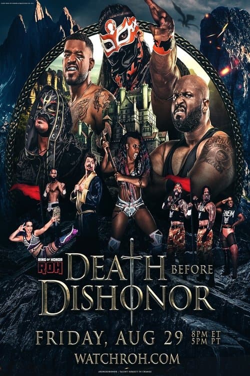 Poster for ROH Death Before Dishonor 2025