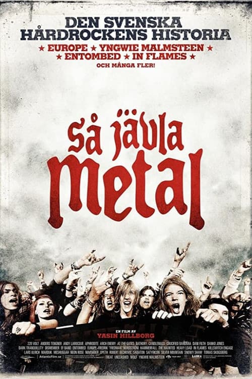 Poster for Så jävla metal