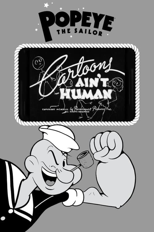 Poster for Cartoons Ain't Human