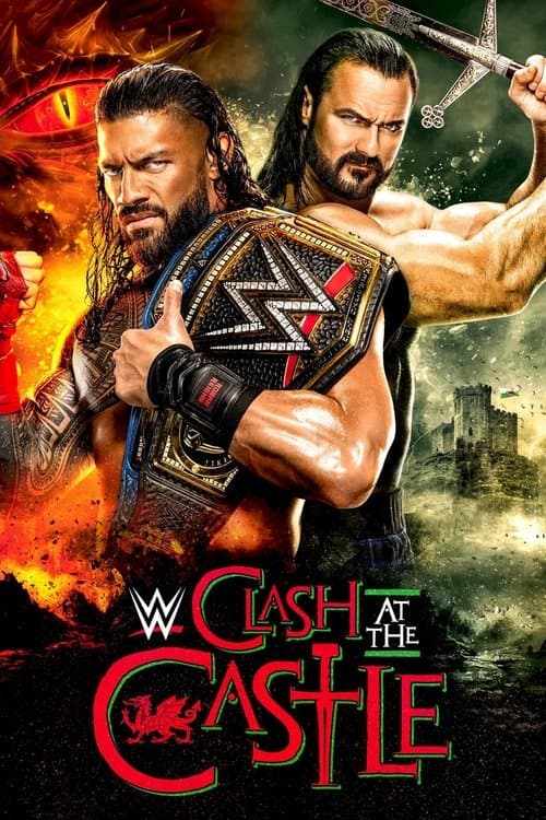 Poster for WWE Clash at the Castle 2022