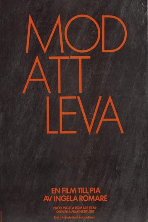 Poster for Mod att leva